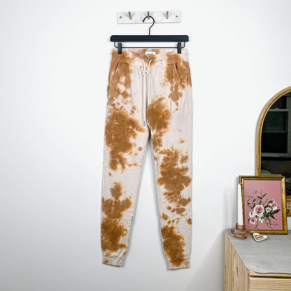 mate the label Pants - MATE THE LABEL organic terry classic jogger ginger tie dye S